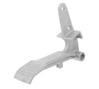 SECFOU Pédale de Remplacement Espacement des Trous de 45mm en Alliage Argenté pour Installation Facile et Réduit la Fatigue de L'opérateur pour Machine à Pneus Montage et Démontage