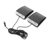 SECFOU Pédale de Sustain pour Piano Électronique Connecteur 3,5 Mm, Pédale D’amortisseur Épaissie Compatible Batterie Électronique, Accessoire Compact pour Clavier et Percussion