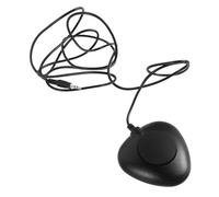 SECFOU Pédale Unique Électronique Silencieuse pour Synthétiseur et Piano, Pédale Simple Prise Jack 3,5 Mm, Accessoire pour Clavier Midi, Compatible Instrument de Musique, Usage