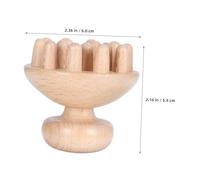 SECFOU Peigne de Massage pour Outil Acupuncture Relaxant Favorise la Circulation Sanguine et Détente Du Visage et Du Cou Massage Manuel Pratique