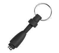 SECFOU Perforatrice à Cigares en Acier Inoxydable Poignée Ergonomique en Silicone, Ouvre-trous Compact Porte-clés, Accessoire Pratique pour Fumer et Voyage, Outil Multifonction