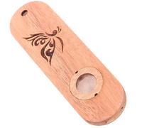 SECFOU Petit Kazoo en Bois pour Débutants, Instrument de Musique D'accompagnement Léger et Compact, Kazoo Buccal pour Garçon et Filles et Adultes, pour Éveiller L’intérêt Musical