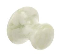 SECFOU Pierre de Massage Visage en Jade Naturelle Blanche, Outil de Massage Facial Champignon pour Spa et Relaxation, Masseur de Visage pour Adultes, Accessoire Bien-détente, Taille