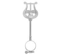 SECFOU Pince à Partitions pour Clarinette en Fer Argenté, Porte-partitions Pratique et Solide, Clip Musical Compact pour Extrait de Partition, Accessoire Indispensable pour Instrument