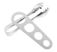 SECFOU Pince à Pâtes en Acier Inoxydable Argenté Multifonction Mesure Précise pour Spaghetti, Ustensile Cuisine Cuisson Service Cuisine