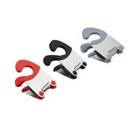 SECFOU Pince Repose-cuillère en Acier Inoxydable et Plastique 3pcs, Accessoire la Cuisine Compact, Porte-pince pour Casserole, Cuisine et Cuisson Couleur Aléatoire