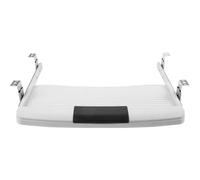 SECFOU Plateau Coulissant pour Clavier Bureau Tiroir de Clavier Renforcé Gris et Blanc K3 Support Pratique pour Bureau et Espace de Travail Ergonomique Gamer Glissières Lisses