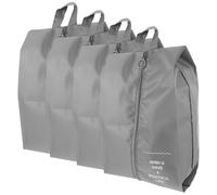 SECFOU Pochette à Chaussures Étanche 4 Pièces en Nylon pour Organiser et Protéger Vos Chaussures en Voyage Professionnel ou Escapade