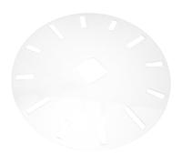 SECFOU Pochoir Cadran Horloge En Acrylique 11.81 Pouces Gabarit De Défonceuse Pour Le Travail Du Bois Marquages Arabes Et Romains Modèle De Toupie Pour Bricolage Et Décoration Murale