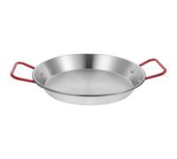 SECFOU Poêle à Frire Inox avec Fond Plat Antiadhésif Ustensile de Cuisine Pratique pour Friture de Poulet Pâtes et Salades Compatible Induction pour Maison et Restaurant
