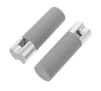 SECFOU Poids de Corde pour Stores à Rouleau et Stores Verticaux, Design Gris Élégant, Matériau Fer et Plastique, Lot de 2 Pièces Perles de Tirage, Fixation Anti-Vent Facile à Utiliser