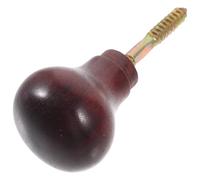 SECFOU Poignée de Canne en Bois Massif D'afrique, Tête de Canne Polie et Lisse, Accessoire Ergonomique pour Bâton de Marche Hommes et Femmes, Compatible Aides la Mobilité, pour Usage