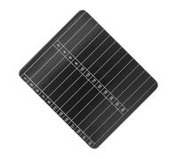 SECFOU Portefeuille de Secours en Acier Inoxydable Noir, Plaque de Stockage Ignifugée Double Face pour Phrase de Récupération 24 Mots, Support Sécurisé pour Sauvegarde Matérielle à