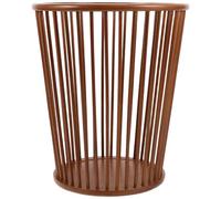 SECFOU Poubelle Corbeille à Papier Créative et Multifonctionnelle en Bambou Naturelle, Design Moderne et Usage Solide pour Chambre et Salle de Bain