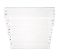 SECFOU Présentoir à Cigarettes Acrylique 5 Niveaux pour 50 Paquets, Support Vertical Compact pour Supermarché de Proximité et Comptoir, Rangement de Chewing-Gums, Étagère de Rangement