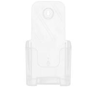 SECFOU Présentoir Acrylique Transparent Mural et Bureau Organisateur Documents Compact et Robuste pour Brochures Prospectus et Menus Support Simple et Pratique pour Bureau et Maison