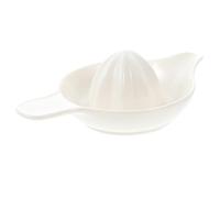 SECFOU Presse-agrumes Manuel en Céramique Blanc, Extracteur de Jus Compact Cuisine Domestique, Outil Facile à Nettoyer pour Oranges et Citrons, Ustensile Multifonction Pratique