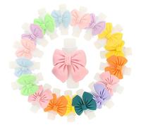SECFOU Protecteurs de Câble Kit de 10 Paires en Plastique Couleur Aléatoire Nœud Papillon, Organiseur de Câble et Prolongateur de Durée de Vie des Cordons pour Ordinateurs