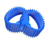 SECFOU Protections en Silicone pour Manomètres à Double Jauge, Lot de 2, Manchons Anti-chocs Bleus Y60, Compatibles Régulateurs Propane et Acétylène, Protection Pression Industrielle