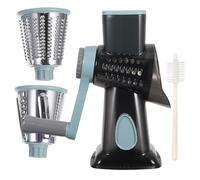 SECFOU Râpe à Fromage Manuelle Rotative Multifonction en Acier Inoxydable avec Manivelle, Facile à Nettoyer, Compacte, pour Fruits, Noix et Usage Quotidien Cuisine