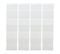 SECFOU Recharge pour Agenda 2026 A6 4 Pcs - Pages Perforées 6 Trous, 7 Volets Pliables - Papier Recharge Calendrier Annuel, Insert Planificateur Journalier Usage Professionnel et
