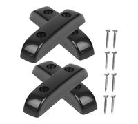 SECFOU Repose-pouce pour Basse avec Vis de Montage Lot de Noir Accessoire Ergonomique pour Guitare Électrique Basses Confortable et Cadeau pour Bassistes