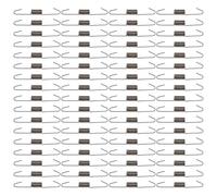 SECFOU Ressort de Tension pour canapé, 100pcs, Crochet à Ressort en Acier Noir, Remplacement pour Meuble, Projet d'entretien de canapé, résistant à la Rouille
