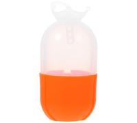 SECFOU Rouleau de Glace en Silicone pour Visage Orange, Outil de Massage Cutané pour Femmes, Améliore la Fermeté Peau et Soulage le Gonflement Visage