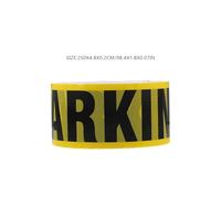 SECFOU Ruban de Sécurité D'avertissement Autocollant Jaune en Papier, Résistant la Déchirure, pour Zones Interdites et Décoration de Fête, 1 Rouleau