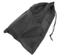 SECFOU Sacoche de Canne Anglaise en Tissu Nylon Noir Cordon de Serrage, Rangement Pratique pour Bâton de Marche et Béquille, pour Randonnée et Camping