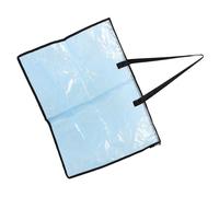 SECFOU Sacoche de Rangement Transparente avec Fermeture Éclair Pochette Portable pour Affiches et Documents Résistant Aux Déchirures Capacité Spacieuse pour Œuvres Art et Affiches