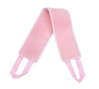 SECFOU Sangle Applicatrice de Lotion en Fibre, Applicateur Dos Rose, Accessoire Autobronzant pour Application Uniforme Lors de Séances de Bronzage