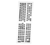 SECFOU Set de Semi Transparentes pour Clavier Mécanique Double Moulage et Compatible pour de Claviers Gamer