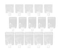 SECFOU Sets de sacs souples rechargeables en PET pour soins portables, capacité 30ml 50ml 100ml, légers et adaptés aux voyages, huit pièces par lot