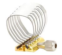 SECFOU Sonnette Acier Inoxydable Pour Saxophone Accessoire De Fixation Pour Saxophones Soprano Alto Et Ténor Installation Facile Léger Et Pratique Améliore La Clarté Du