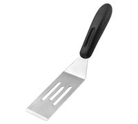 SECFOU Spatule Cuisine Portable en Acier Inoxydable Argenté Non Adhérente, Design Simple, Facile à Ranger, pour Wok et Friture