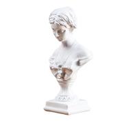 SECFOU Statue en Résine Blanche de Style Européen Vénus, Ornement Délicat pour Décoration Intérieure, Design Élégant et Mini, pour Présent de Pendaison de Crémaillère