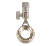 SECFOU Support Antichoc en Fer pour Microphone Absorption des Chocs et Structure Stable, Adapté aux Bureaux et Pieds de Micro Filetage Interne 22mm Argenté
