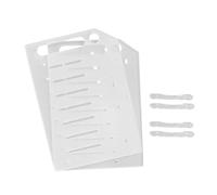 SECFOU Support de Disque Dur à Monter Soi-même 3,5 Pouces en Acrylique Multi-couches 8 Niveaux pour Fixer et Protéger les Disques Durs Internes