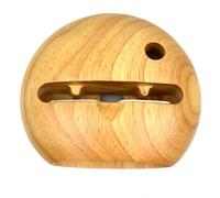 SECFOU Support de Téléphone en Bois Naturel Multifonction Amplificateur Intégré Support Portable Écologique et Élégant Porte-Stylo Compact Bureau et Maison Amplificateur Téléphone