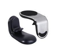 SECFOU Support de Téléphone Ne Gêne Pas la Vue Conducteur pour Magnétique 2 Pièces pour Voiture en ABS Angle de Pliage de 90 Degrés, Main