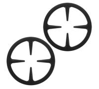 SECFOU Support Métallique pour Cafetière et Brûleur de Cuisinière à Gaz 2pcs Surface Lisse sans Bavures Design Innovant pour Préparer le Café la Maison
