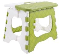 SECFOU Tabouret Vert Facile à Ouvrir Nettoyer Pliant Portable en PP Design Simple et Créatif, pour Salle de Bain et Chambre D'garçon et Filles