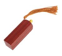 SECFOU Tampon en Bois Vierge Marron Outil Polyvalent pour Pratiquer la Gravure 2cm Décoration Unique à Pompon, pour Calligraphie et Loisirs Créatifs