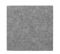 SECFOU Tapis D'isolation Phonique pour Caisson de Basses 25x25x5,2 Cm, Coussinets Amortisseurs en Caoutchouc Gris Clair, Kit Insonorisant pour Home Studio et Isolation Moniteur Audio