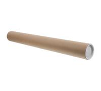 SECFOU Tube De Transport Carton Pour Affiches Tube Postal Robuste Avec Couvercle Pour Plans Dessins Et Documents Ronde