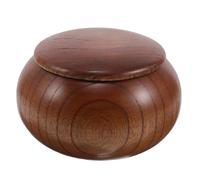 SECFOU Urne Funéraire Bois Compacte avec Fermeture Hermétique, Petite Urne Commémorative pour Cendres de Chat, Boîte à Cendres Portable pour Animaux de Compagnie, Souvenir