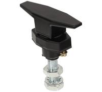 SECFOU Verrou de Sécurité T en Alliage de Zinc Noir pour Armoire et Tiroir, Texture Robuste et Fiable, Épaisseur Adaptée 20-30 Mm, pour Armoires et Camping-cars