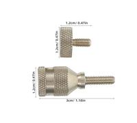 SECFOU Vis de Serrage pour Bocal de Saxophone Ténor 4 Mm, Accessoire D’entretien D’instruments à Vent, Outil de Réparation Précis Compatible Saxophone Alto Soprano, du Bruit et Fixation