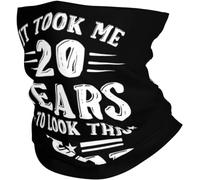 Séchage Rapide Bande de Cheveux Joyeux 85e Anniversaire Bandana Echarpe Gaiter 26X30cm pour Homme,Course à Pied,Cyclisme